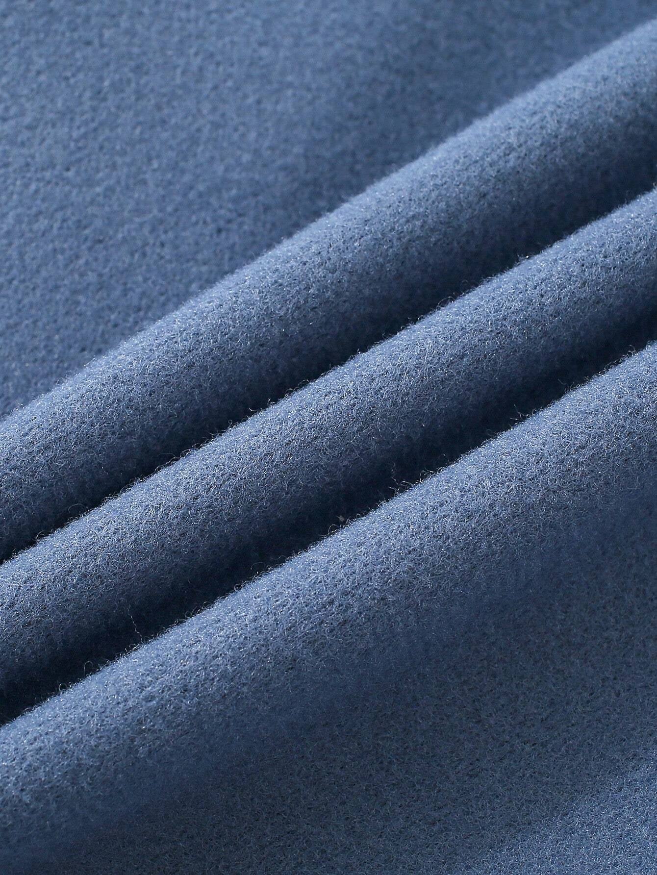 Young Boys' Solid Color Long Sleeve Knitted Jacket, Fall Casual Outerwear for Young Boys