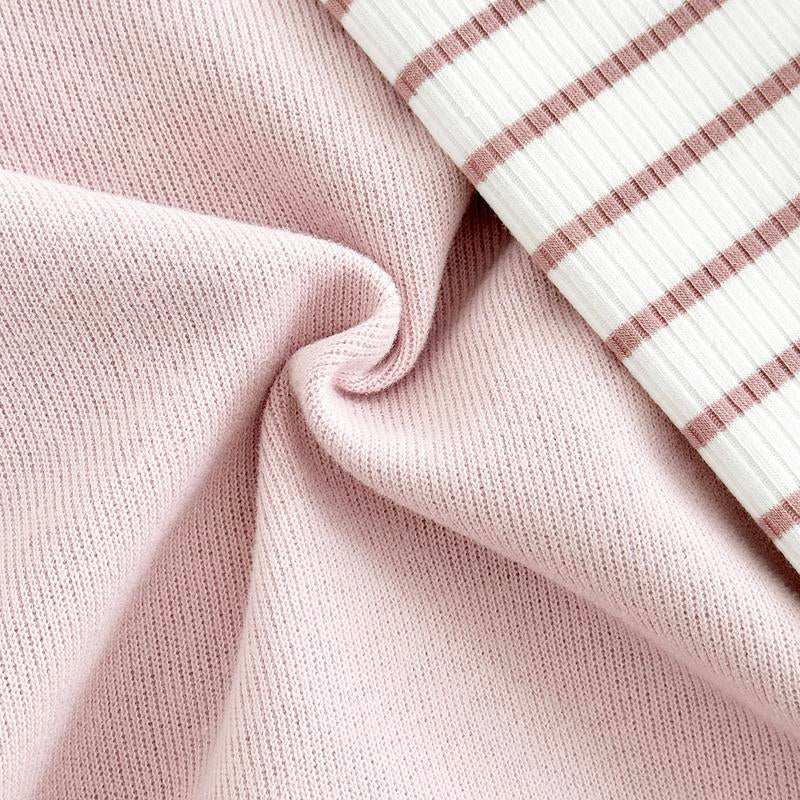 Newborn Baby Girl Spring Autumn Set Ice Cream Patch Top Striped Long Pants Top Pants 2Pc Casual Comfortable Pink Set