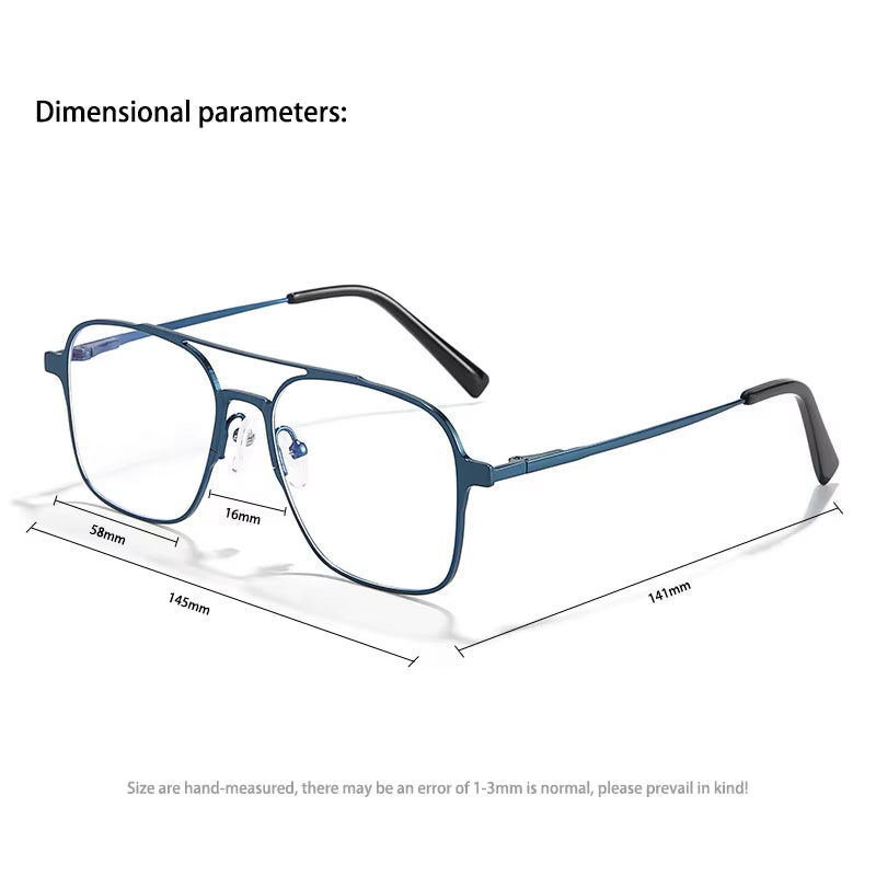 New Metal 3 in 1 Polarized Sunglasses Men Style Magnet Clip on Glasses Frame Trend 2024 Optical Computer Glasses UV400