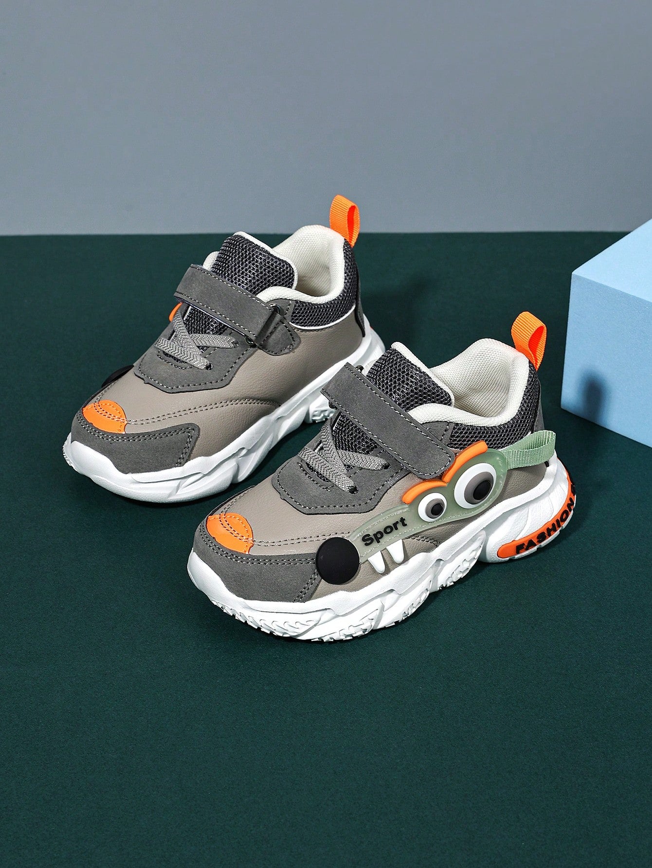 Fashionable Color-Blocking Wear-Resistant Functional Shoes for Baby and Kids Sports Shoes