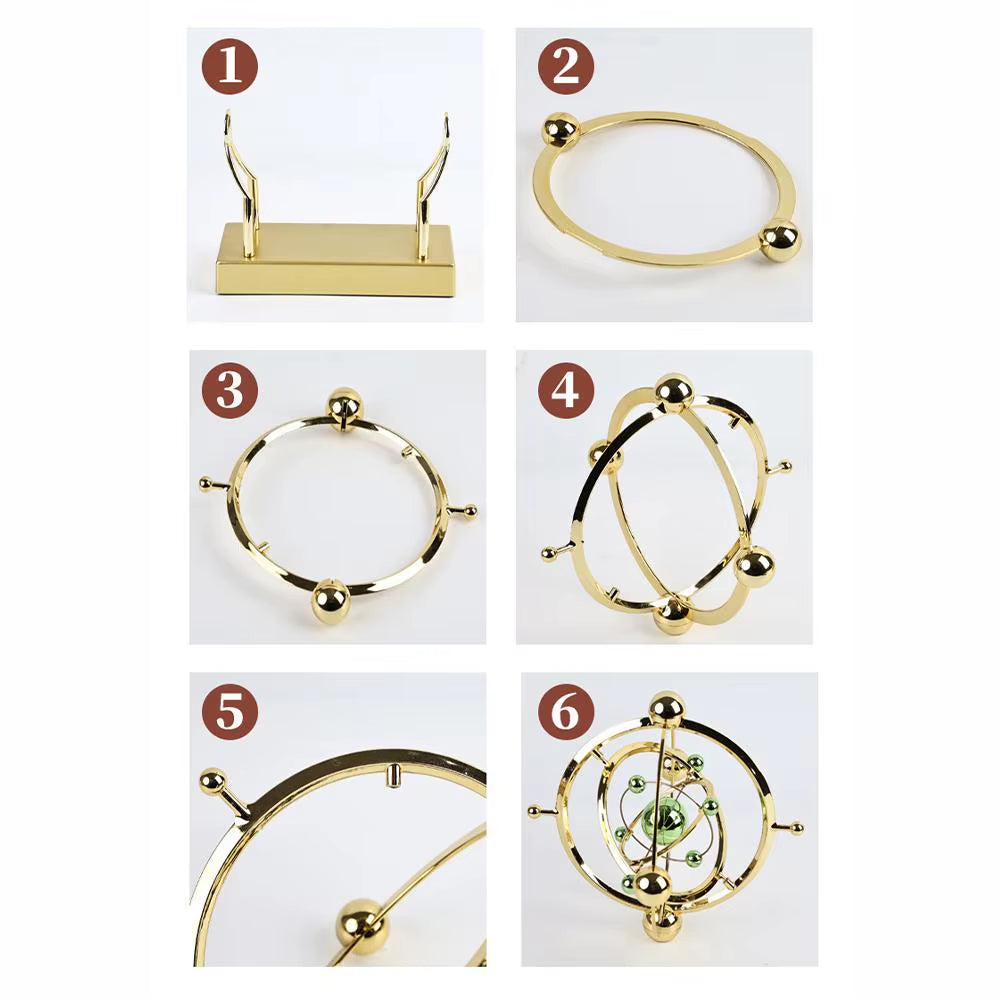 Celestial Orbit Perpetual Motion Pendulum, Perpetual Motion Table Toy, Desk Toy Educational Science Decor, Office Stress Relier