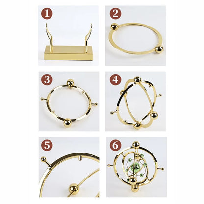 Celestial Orbit Perpetual Motion Pendulum, Perpetual Motion Table Toy, Desk Toy Educational Science Decor, Office Stress Relier