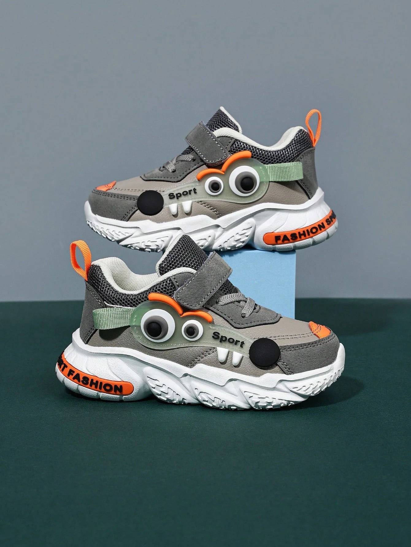 Fashionable Color-Blocking Wear-Resistant Functional Shoes for Baby and Kids Sports Shoes