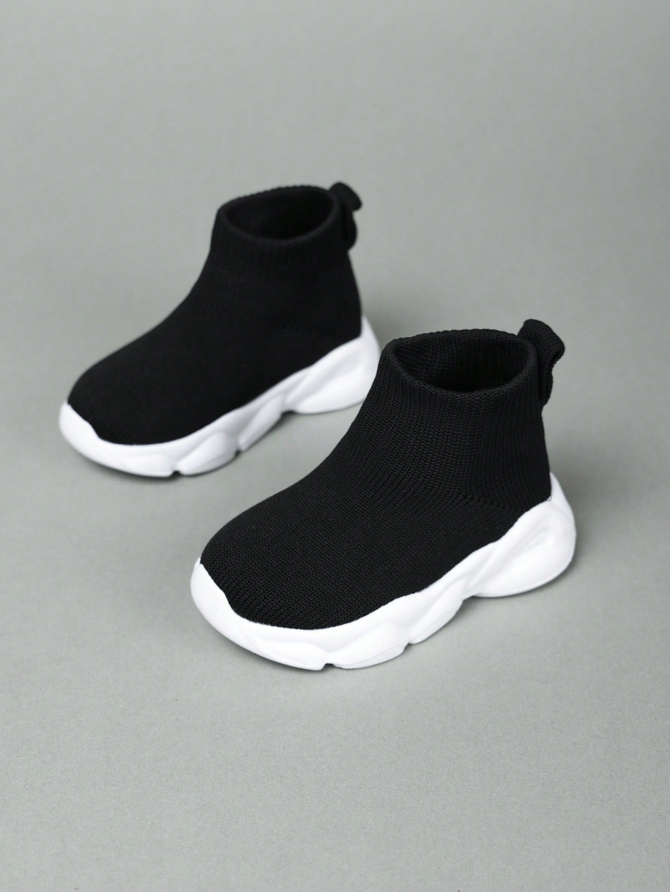 Kids' Simple Style Long Tube Breathable Durable Fabric Sports Shoes