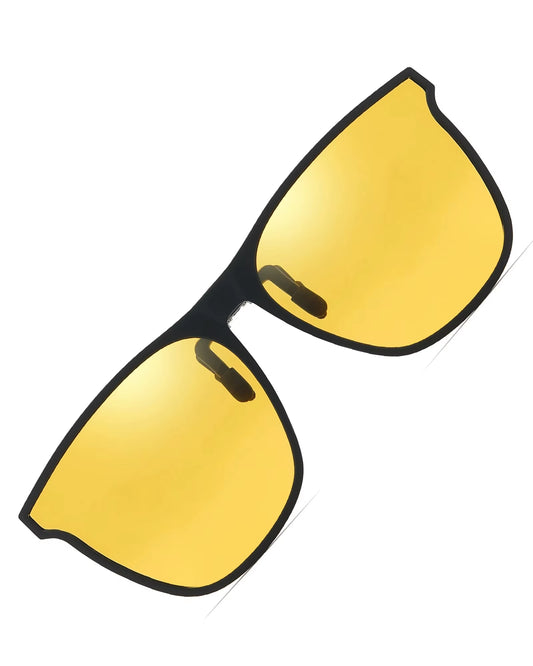 Polarized Fishing Outdoor Clip-On Flip up Clip Rimless Sunglasses for Prescription Glasses - TAC Lens with UV400 VK5