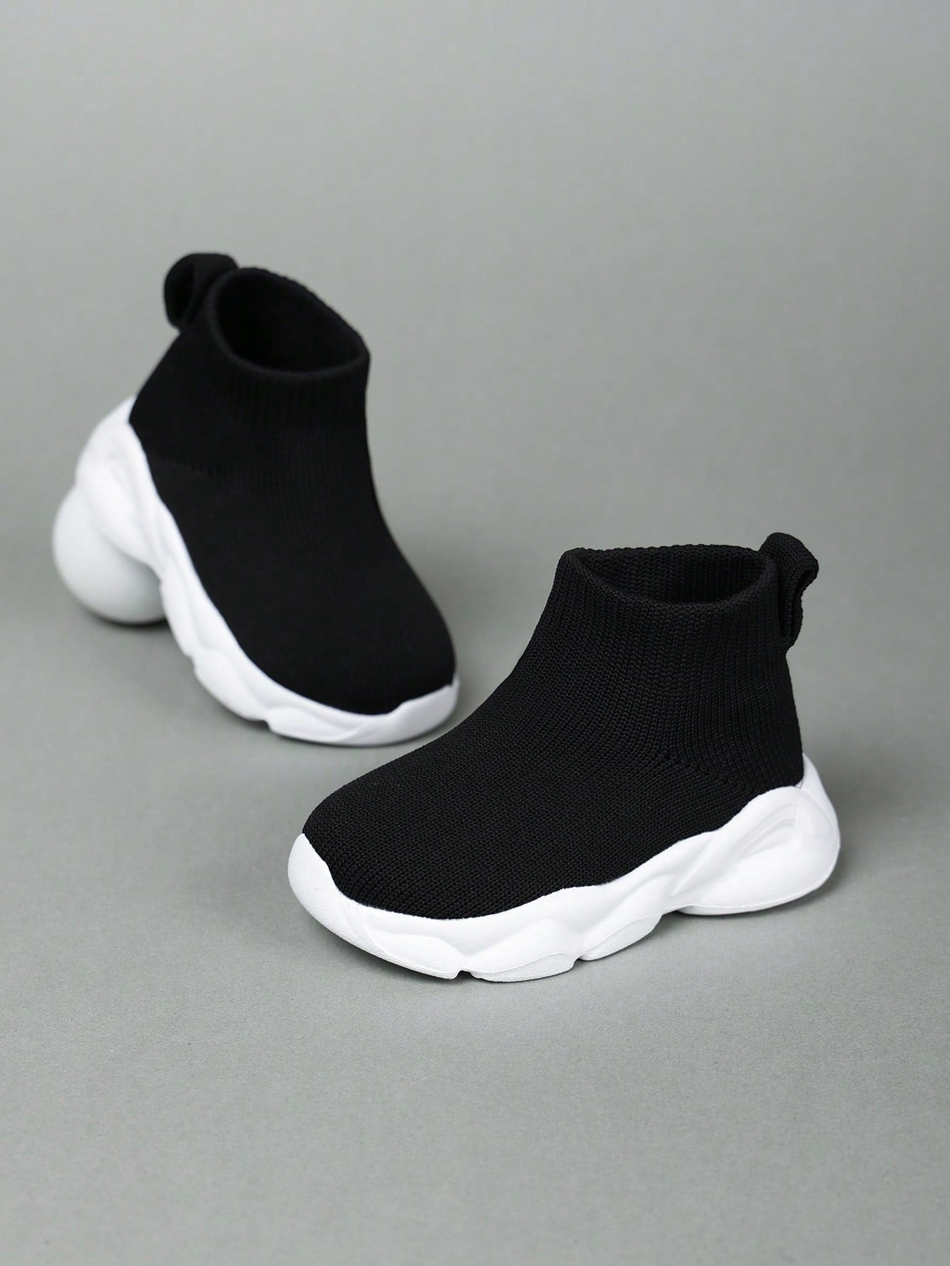 Kids' Simple Style Long Tube Breathable Durable Fabric Sports Shoes