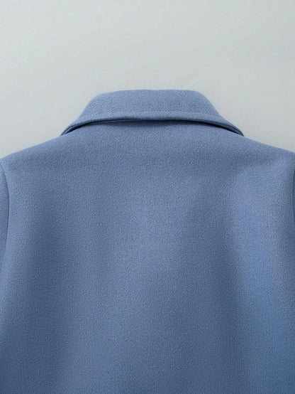 Young Boys' Solid Color Long Sleeve Knitted Jacket, Fall Casual Outerwear for Young Boys