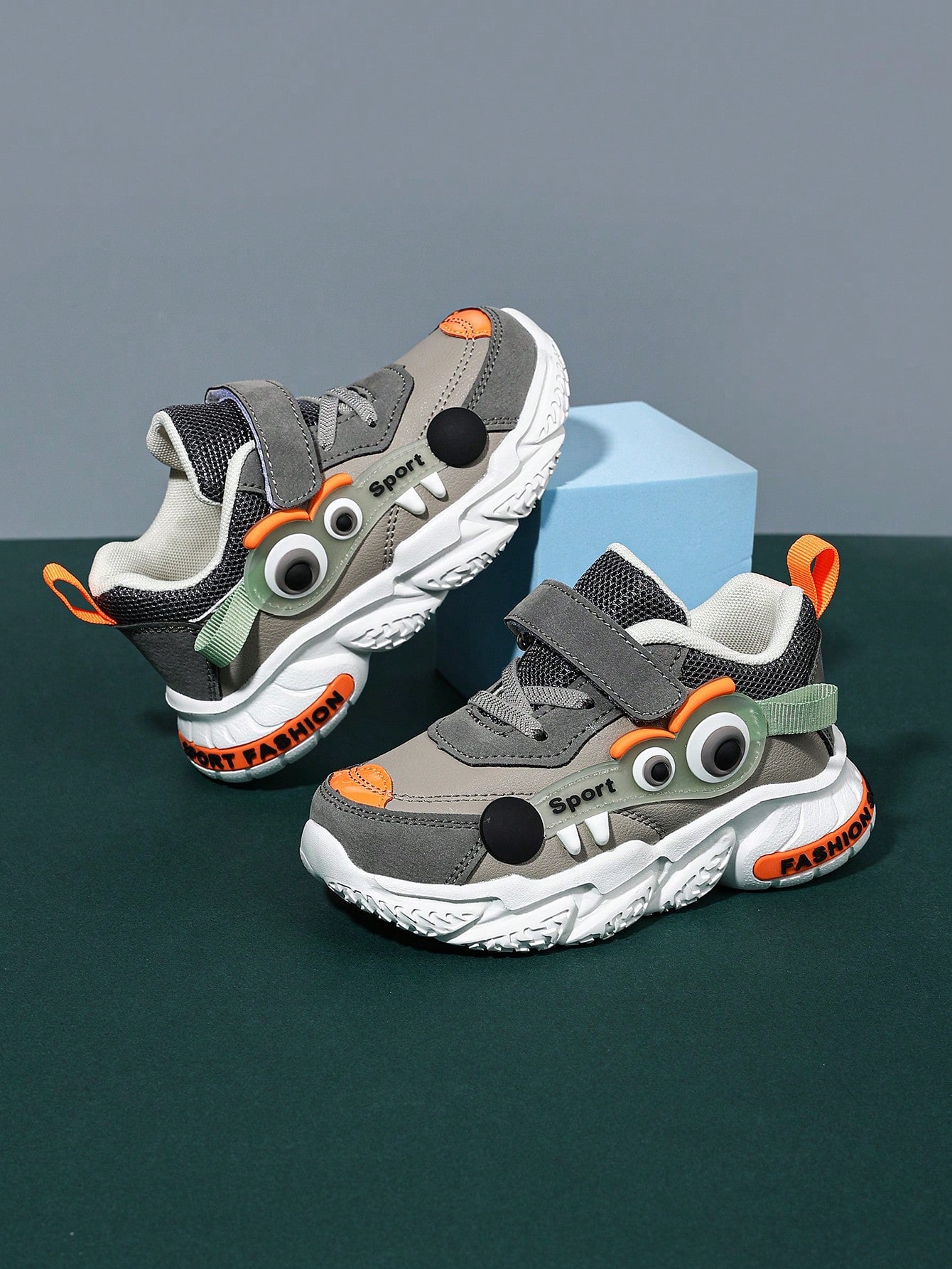 Fashionable Color-Blocking Wear-Resistant Functional Shoes for Baby and Kids Sports Shoes