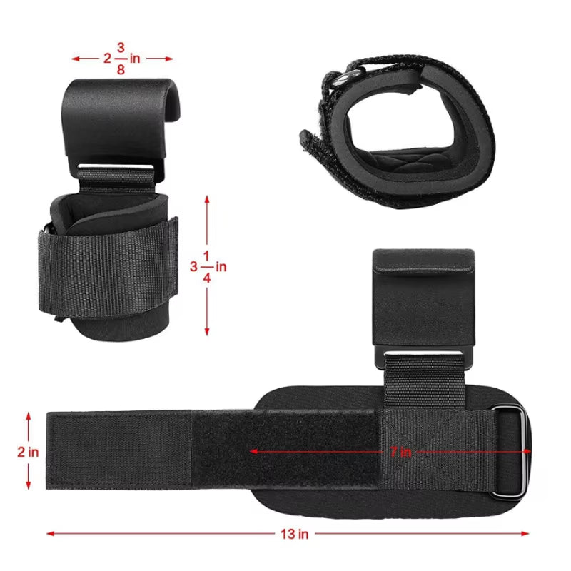 1PC Fitness Weightlifting Palm Protectors Single Bar Pull-Up Booster Hooks Unisex Wrist Hooks