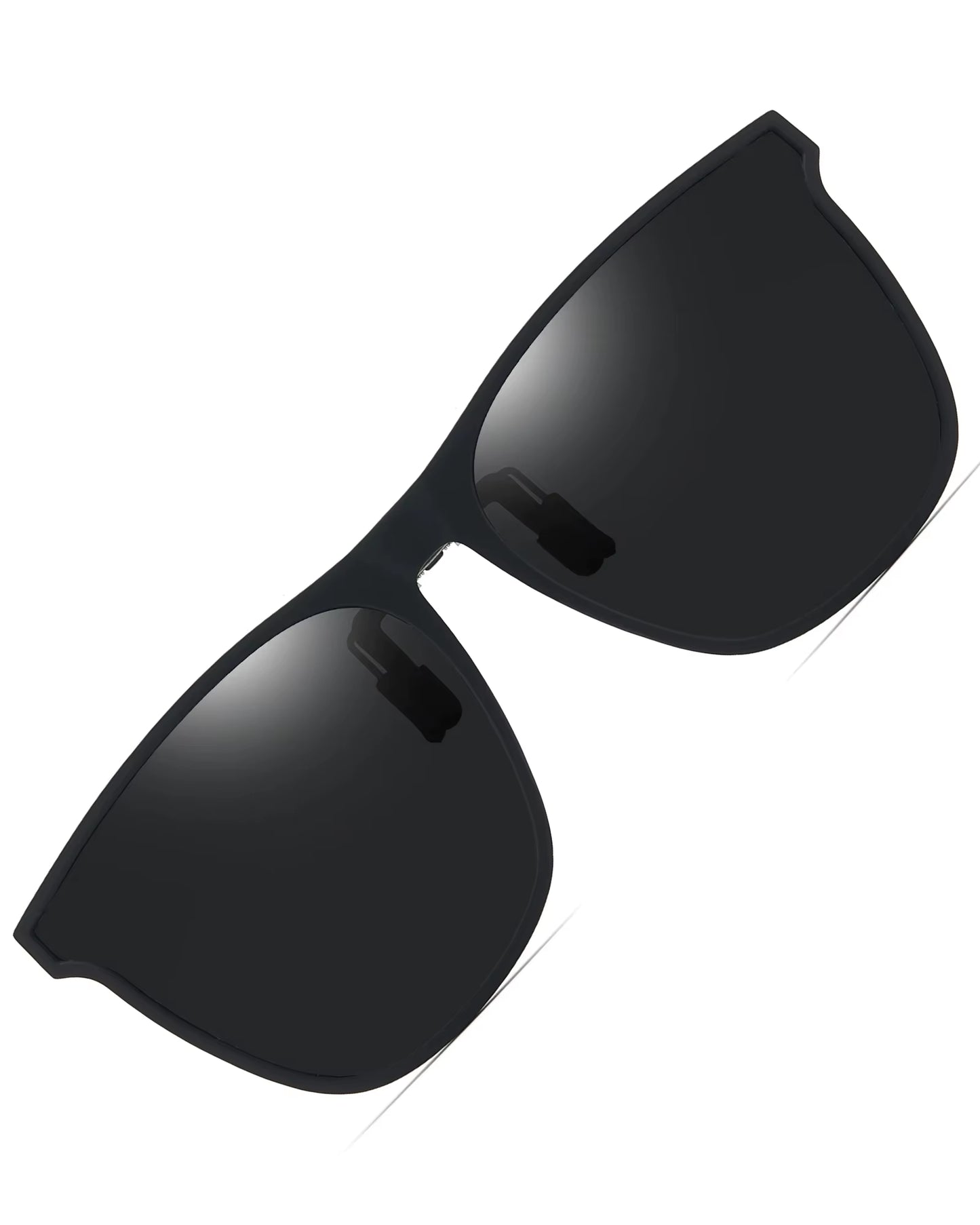 Polarized Fishing Outdoor Clip-On Flip up Clip Rimless Sunglasses for Prescription Glasses - TAC Lens with UV400 VK5