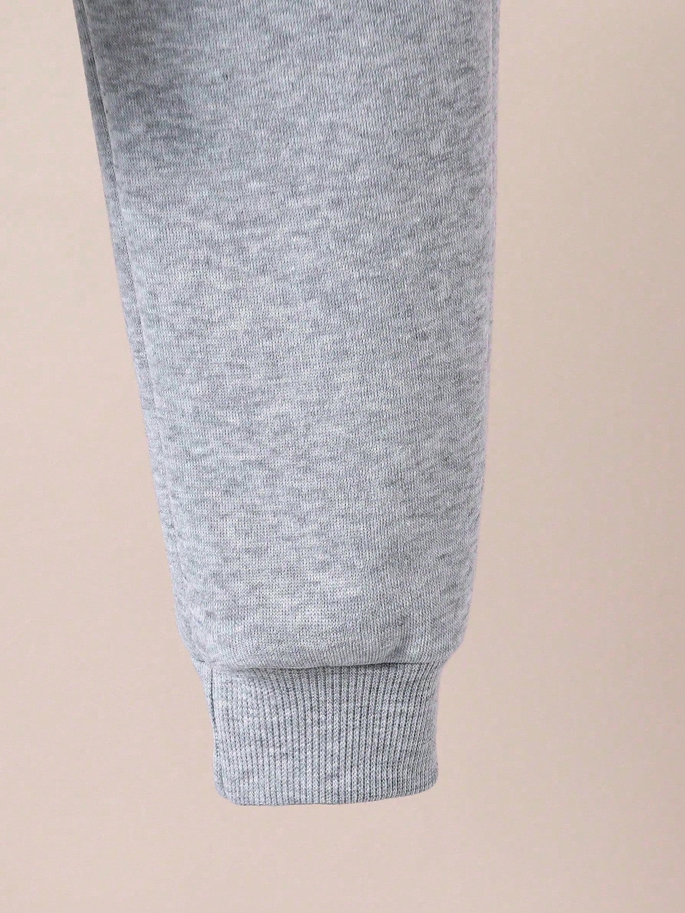 Toddler Cartoon Pattern Fleece Hoodie and Sweatpants Set